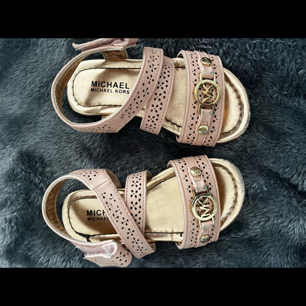 Pink MK sandals